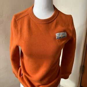 REI kids retro Orange Crewneck Sweatshirt